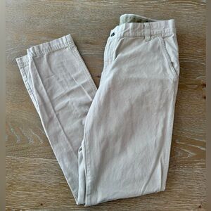 Men's Columbia light khaki cotton Pants 34x34 regular fit
